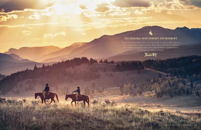 Wyoming Office of Tourism: Open concept