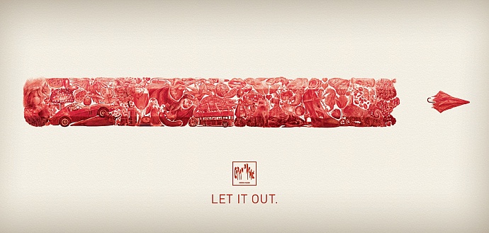 Caran d'Ache Crayons: Red