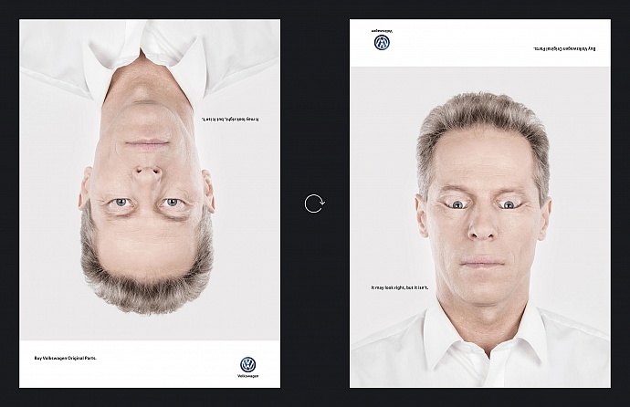 Volkswagen: Wrong faces, 3
