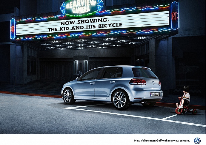 Volkswagen: Rearview camera