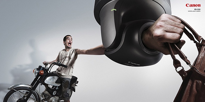 Canon Surveillance Camera: Robber