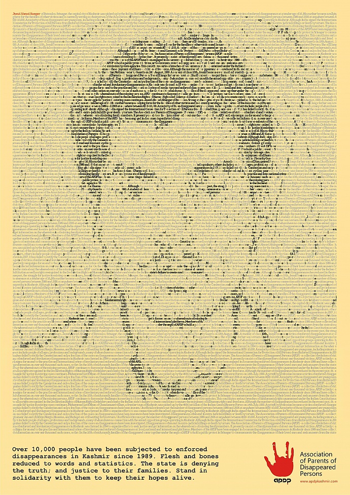 Association of Parents of Disappeared Persons: Disappeared Kashmiris, 2