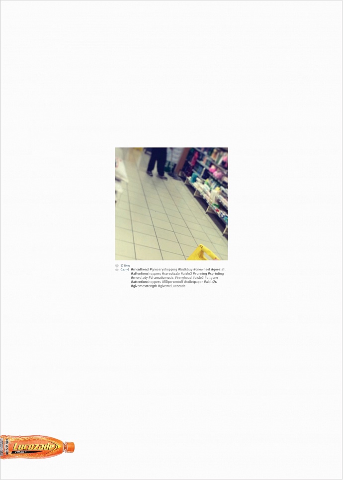 Lucozade: Shopping