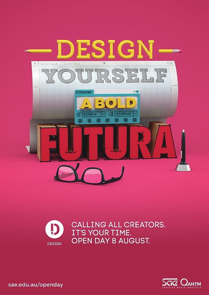 SAE QANTM Creative Media Institute: Open day - Design