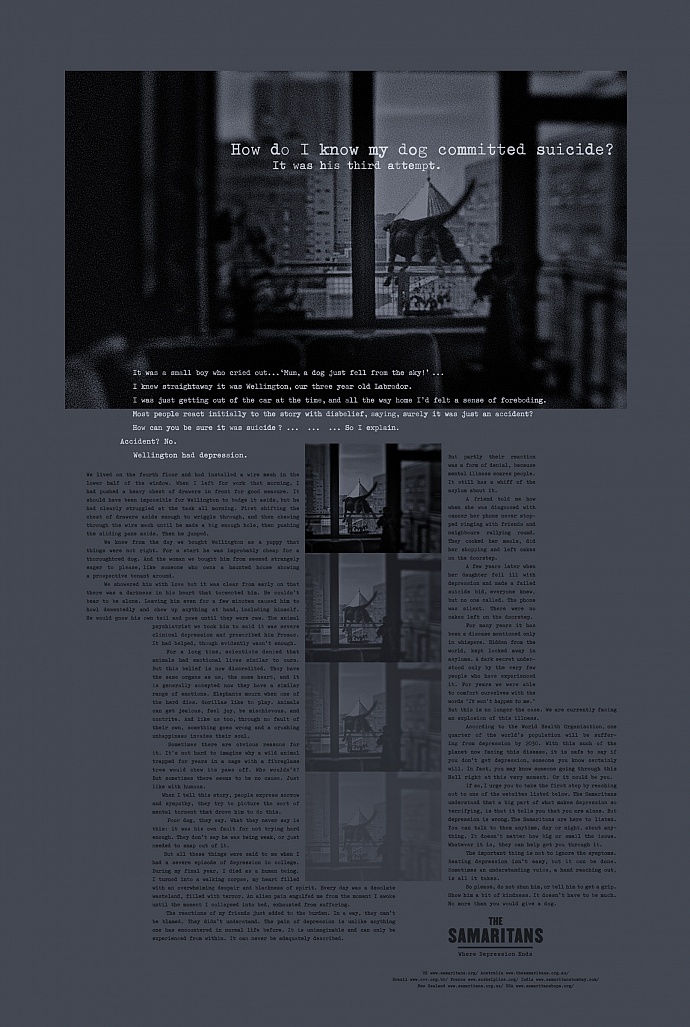 The Samaritans: Dog suicide