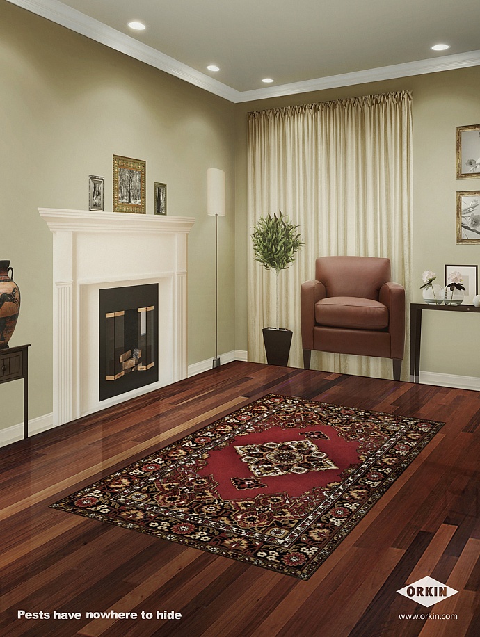 Orkin Pests Control: Living room