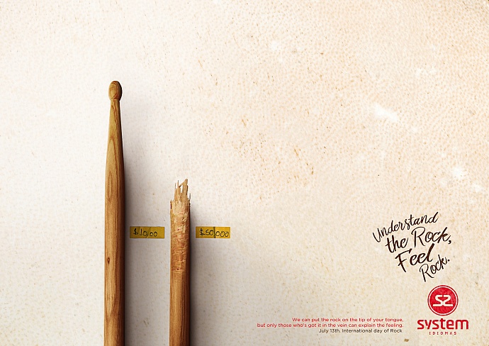 System Idiomas: Drum stick