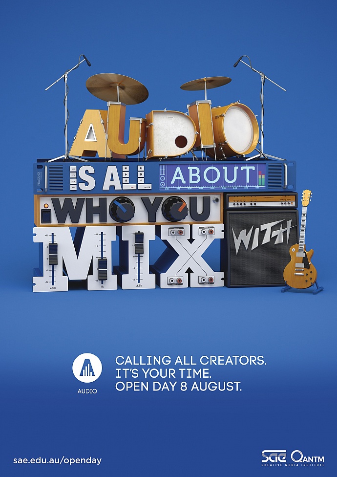 SAE QANTM Creative Media Institute: Open day - Audio