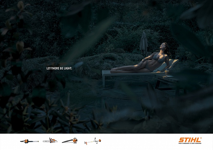 Stihl: Sunbathing