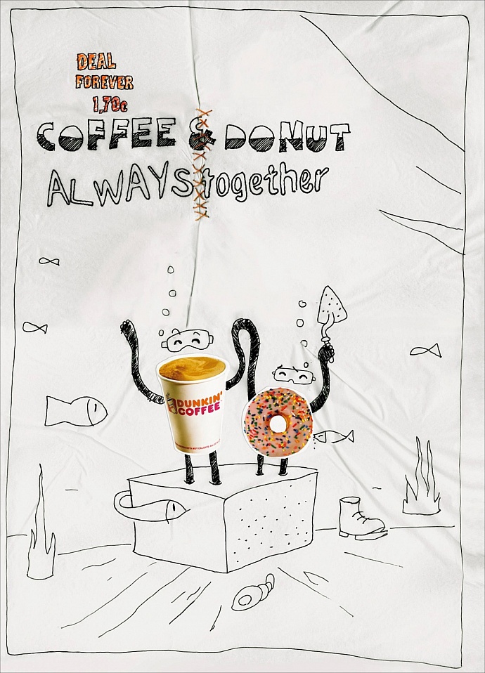 Dunkin' Donuts: Cement Shoes