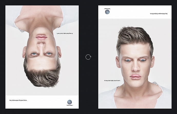 Volkswagen: Wrong faces, 1