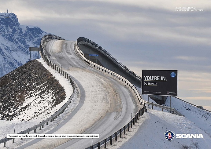 Scania: Skilled truck driver, Norway