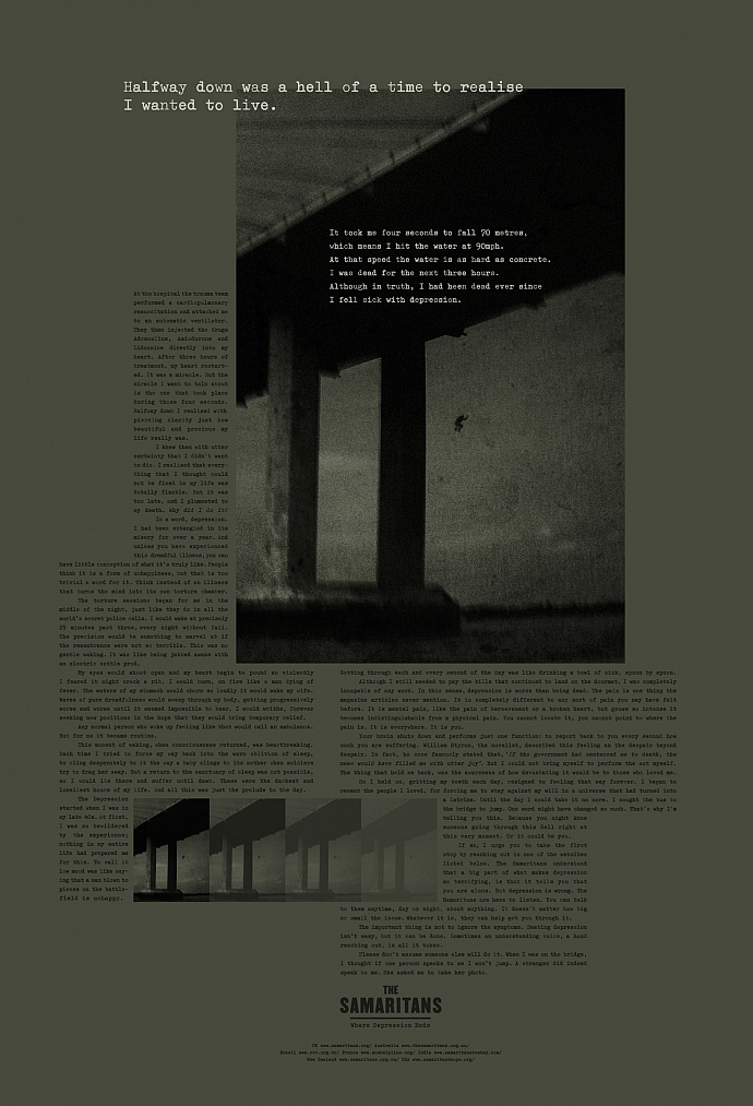 The Samaritans: Halfway down