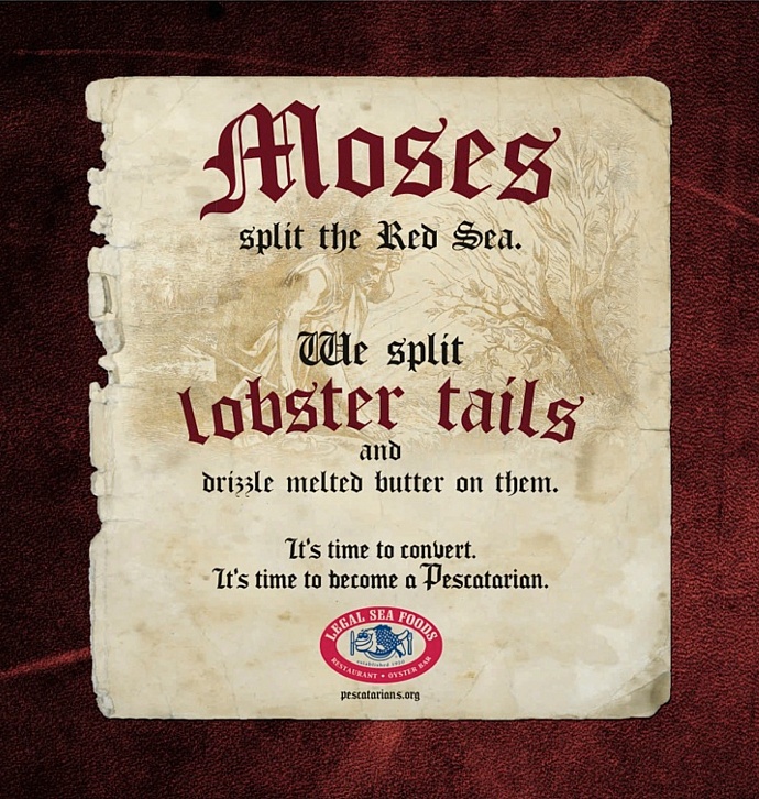 Legal Sea Foods: Pescatarianism, 5