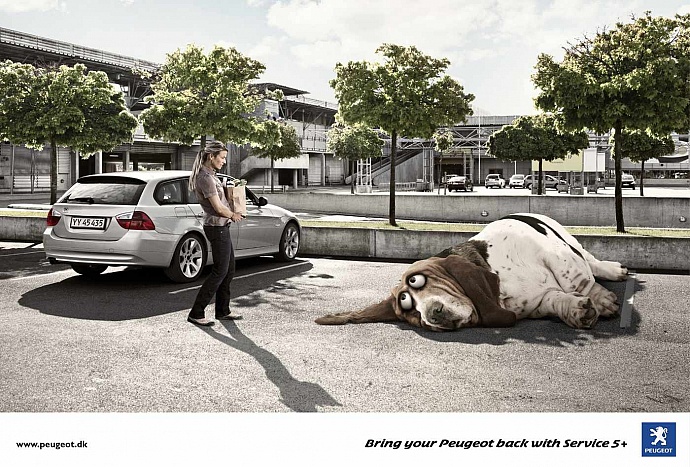 Peugeot: Tired Dog