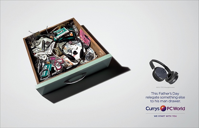Currys PC World: Man drawer, 3