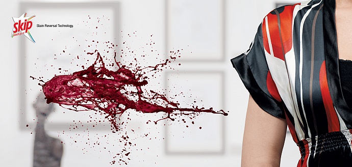 Skip washing powder: Stain reversal technology, 6