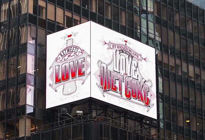 Diet Coke: ReTweets of Love, 1