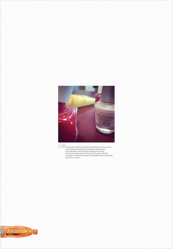 Lucozade: Tinder