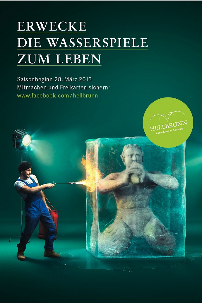 Hellbrunn Trick Fountains: Season opening, 2