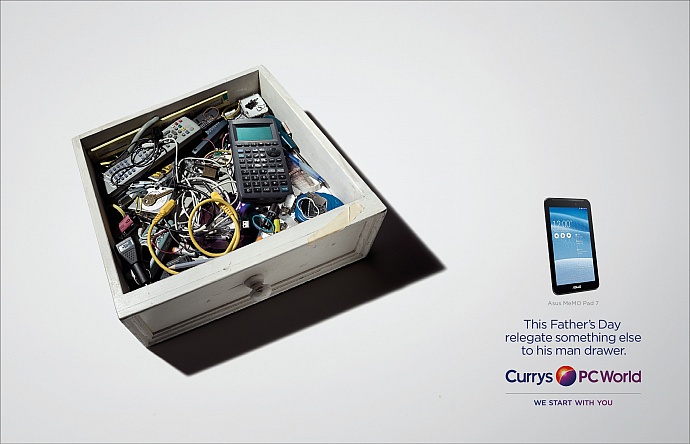 Currys PC World: Man drawer, 1