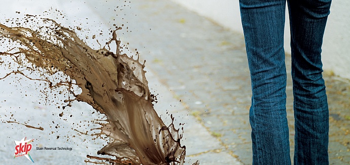 Skip washing powder: Stain reversal technology, 5