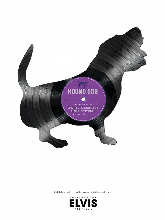 Collingwood Elvis Festival: Hound dog