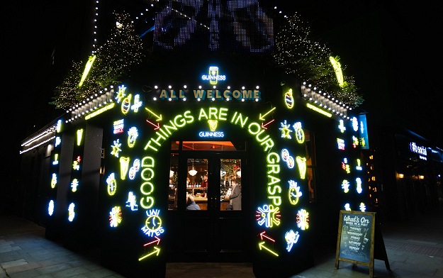 Guinness "Lights Up The Local" This Christmas Supporting Pubs