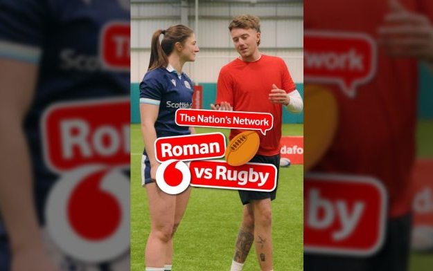 Vodafone Teams up with Roman Kemp and We Are Social Sport to Spotlight Women's Rugby