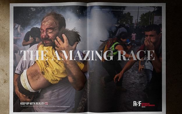 There is no Escaping Reality, in New Campaign from Reporters Without Borders