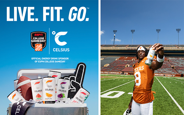 CELSIUS Named Official Energy Drink Sponsor of ESPN's College GameDay in New Multi-Year Agreement