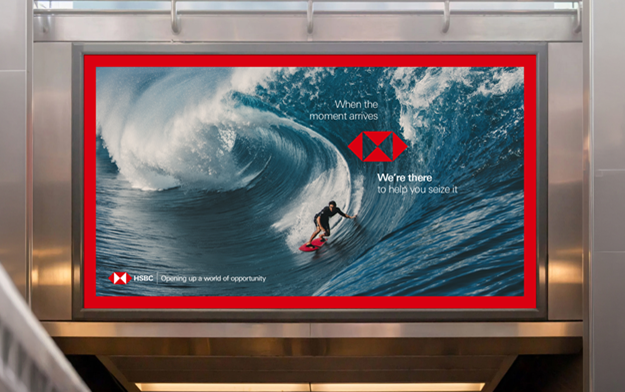 HSBC Heroes Big Wave Surfing in its new Brand Ad